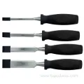 4 PCS 65mn Blade TPR+PP Handle Wood Chisel Set